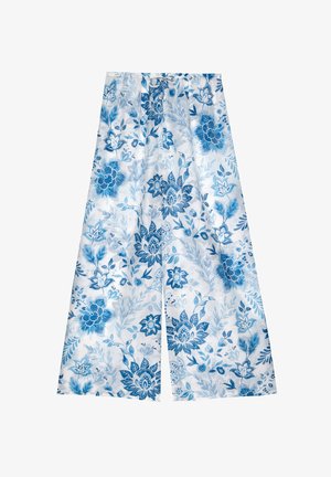 Yamamay, GRETA - TROUSERS - Pantalones - blue-white floral