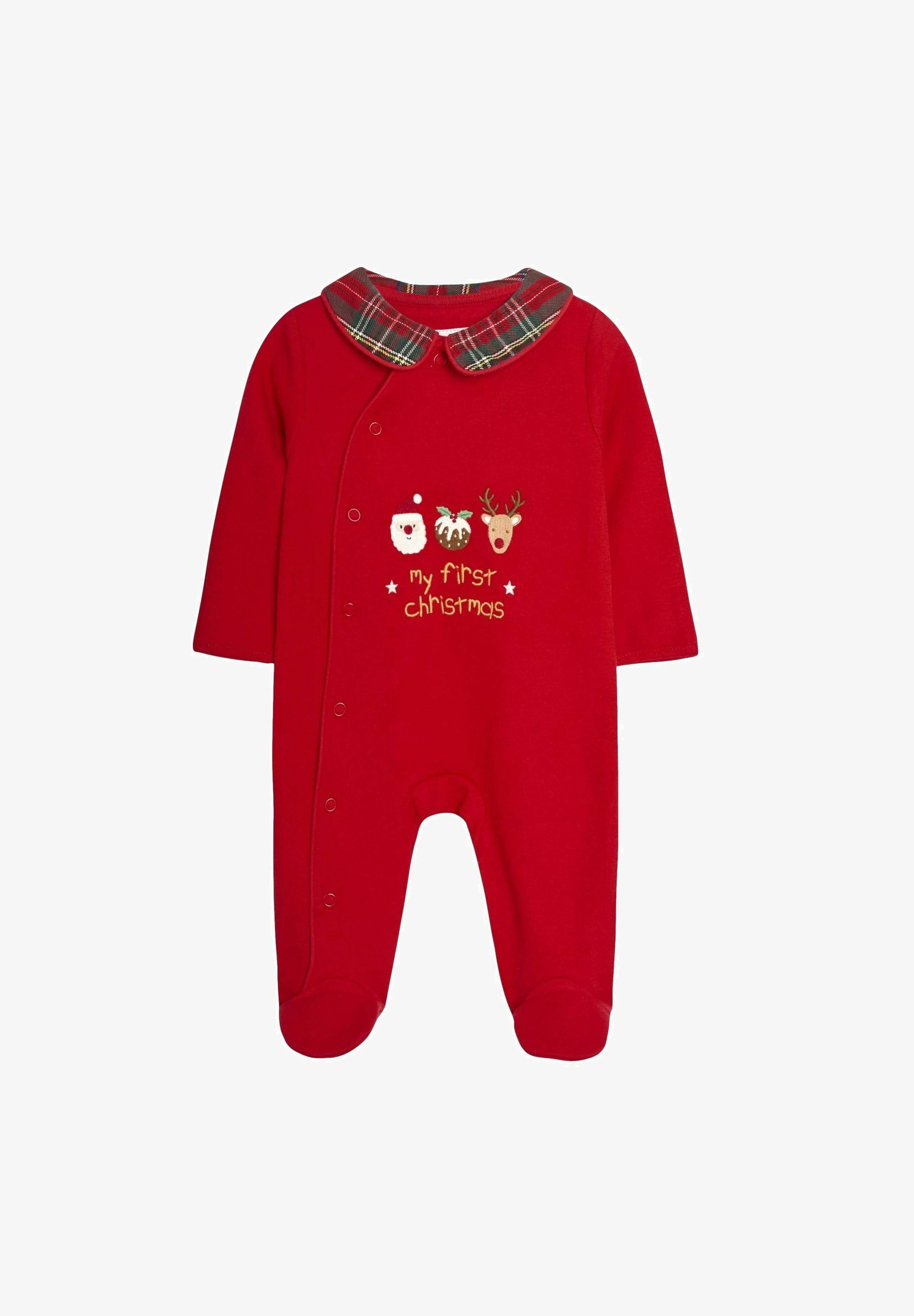 JoJo Maman Bébé CHRISTMAS REGULAR FIT Sleep suit red Zalando