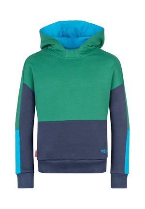 TROLLKIDS KIDS RONDANE SWEATER UNISEX - Hoodie - jungle green/navy