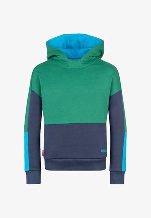 TROLLKIDS, KIDS RONDANE SWEATER UNISEX - Hoodie - jungle green/navy
