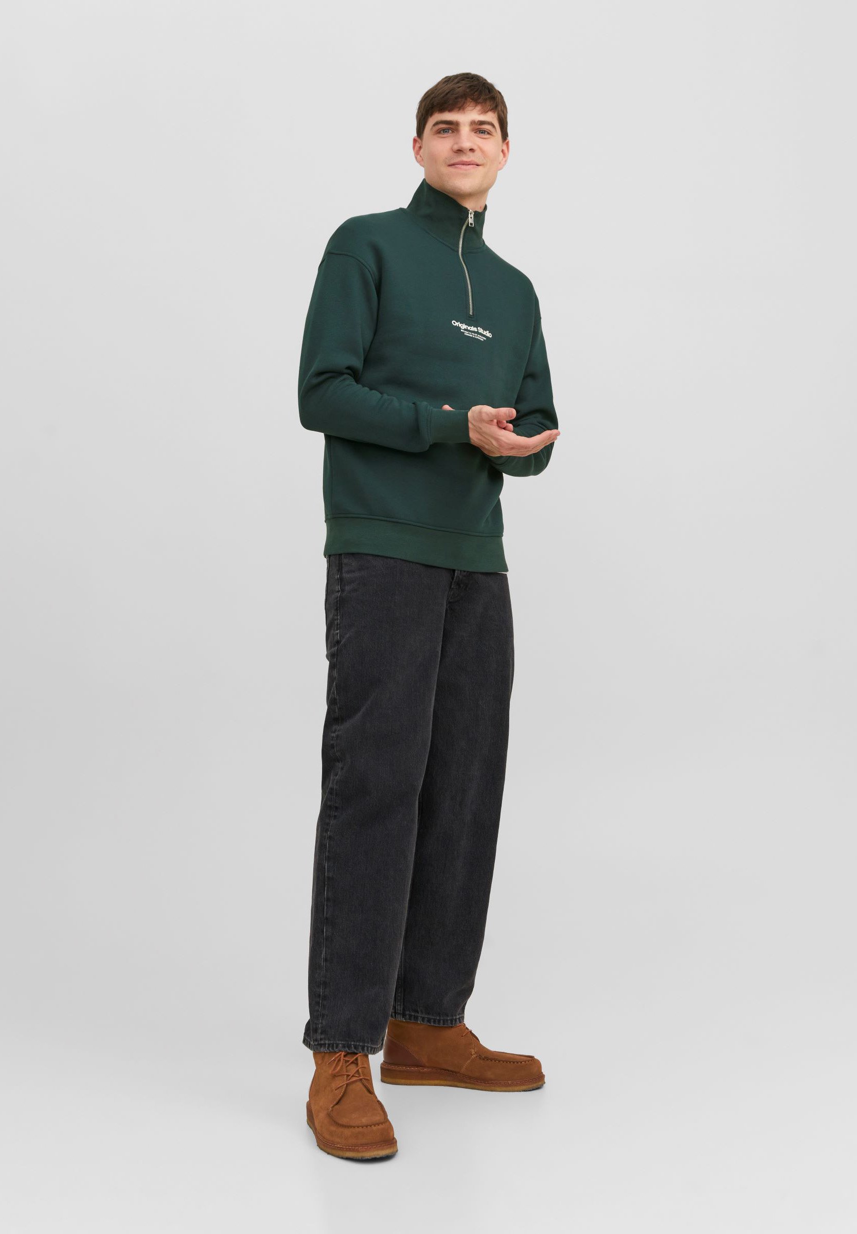 In the Nature of Things　Jack Stuler Jack & Jones JORVESTERBRO QUARTER ZIP - Sweatshirt - magical