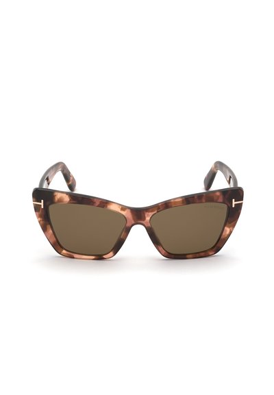Tom Ford FT0871 KATZENFORM - Zonnebril - havanna farbenfroh