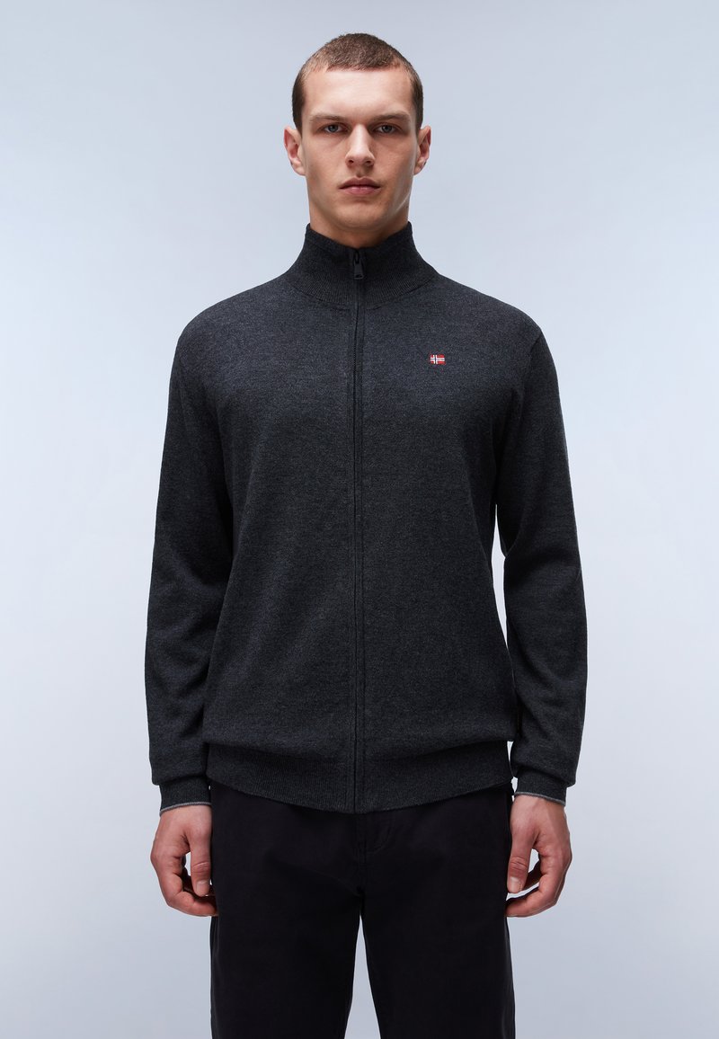 Napapijri DAMAVAND - Strickjacke - anthrazit