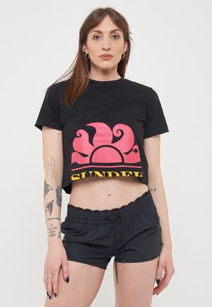 Print T-shirt - black 02