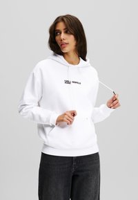 Karl Lagerfeld Jeans PRINT - Luvtröja - white