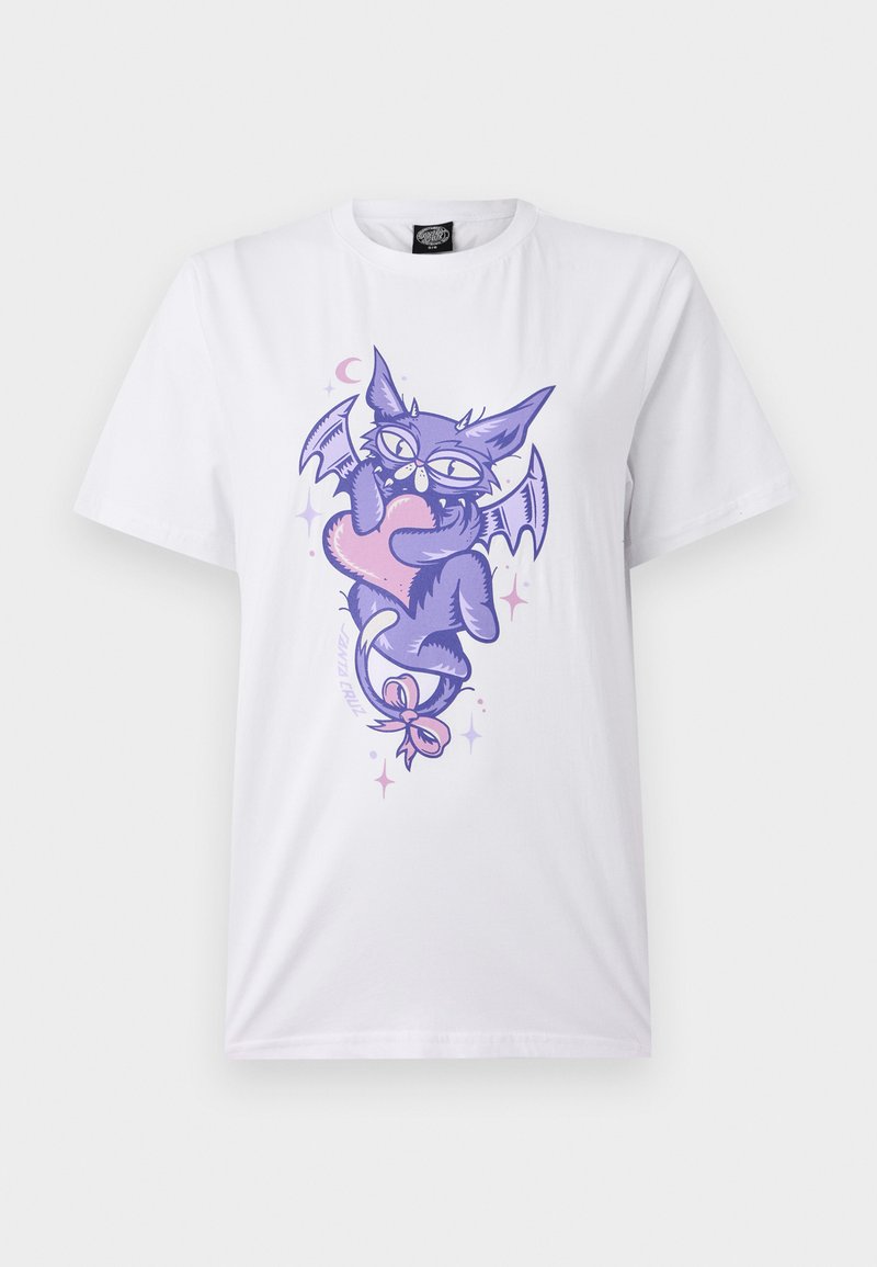 Santa Cruz T-shirt print wit Santa Cruz T-shirt print wit