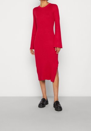 Robe fourreau - red