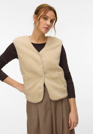 VMJOSEFINE TEDDY - Veste - oatmeal