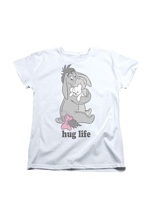 WINNIE THE POOH EEYORE HUG LIFE VALENTINES DAY - Print T-shirt - white