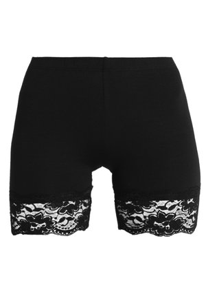 Cream MATILDA BIKER - Shorts - pitch black