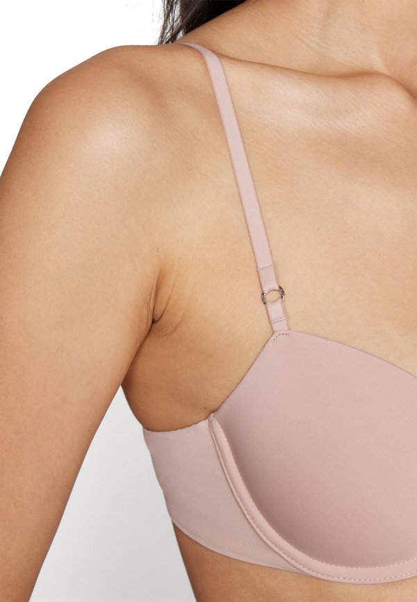 LIGHTLY LINED DEMI MINIMALIST MICROFIBER - T-shirt bra - 
beige3