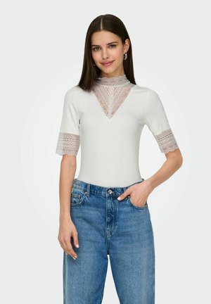 ONLTILDE - T-shirts med print - cloud dancer