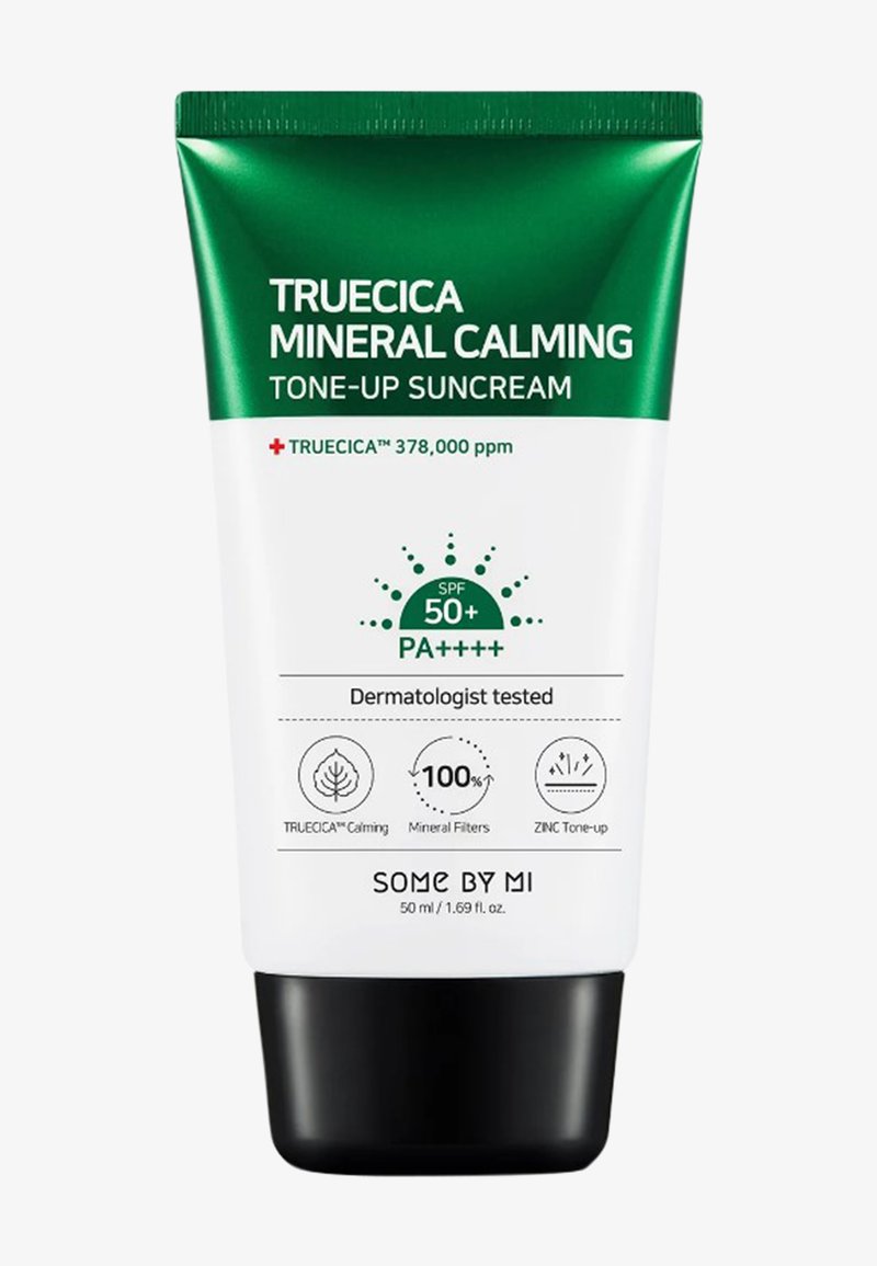 SOME BY MI - TRUECICA MINERAL CALMING SUNCREAM - Solkrem - black, Forstørre