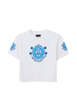 REGULAR FIT - Camiseta estampada - optical white