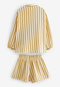 Next BUTTON THROUGH SET - Nattøj sæt - ecru cream yellow stripe