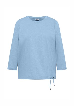 Cecil, SOLID-COLOUR 3/4-SLEEVE ROUND-NECK SHIRT - Camiseta de manga larga - easy blue