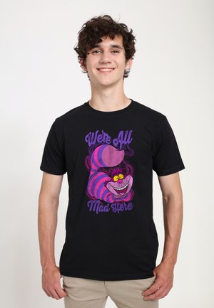DISNEY WE'RE ALL MAD HERE - T-Shirt print - black