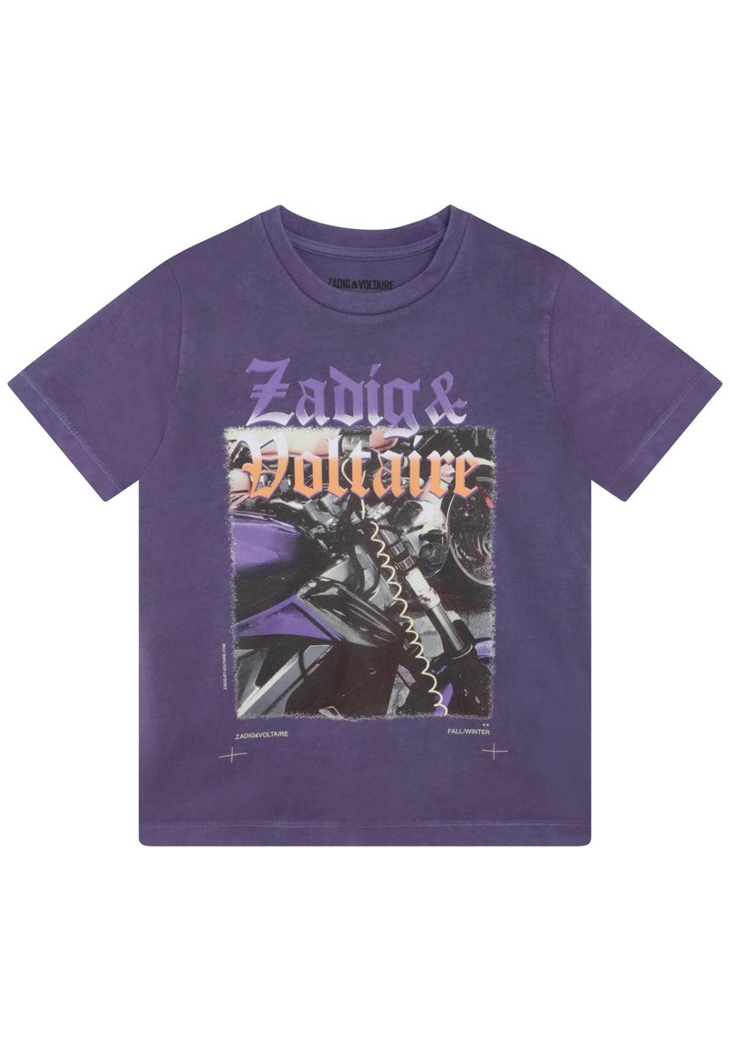 Zadig & Voltaire T-shirt print paars Zadig & Voltaire T-shirt print paars