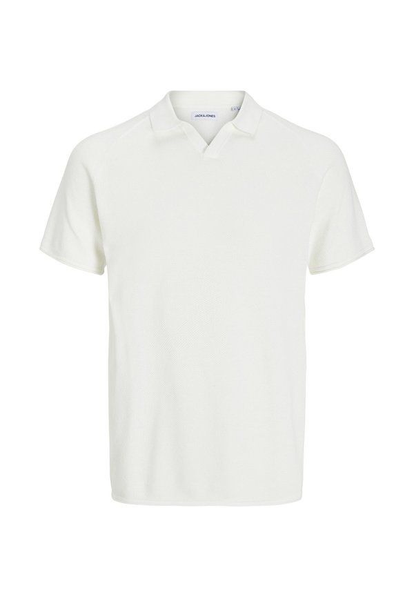 JJHILL SPLIT NECK - Polo shirt - cloud dancer4