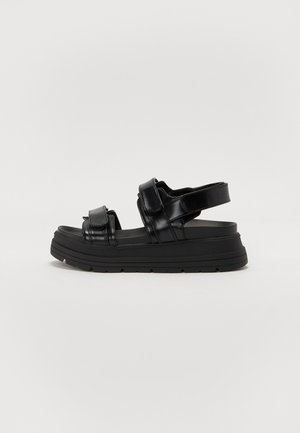 Platform sandals - black