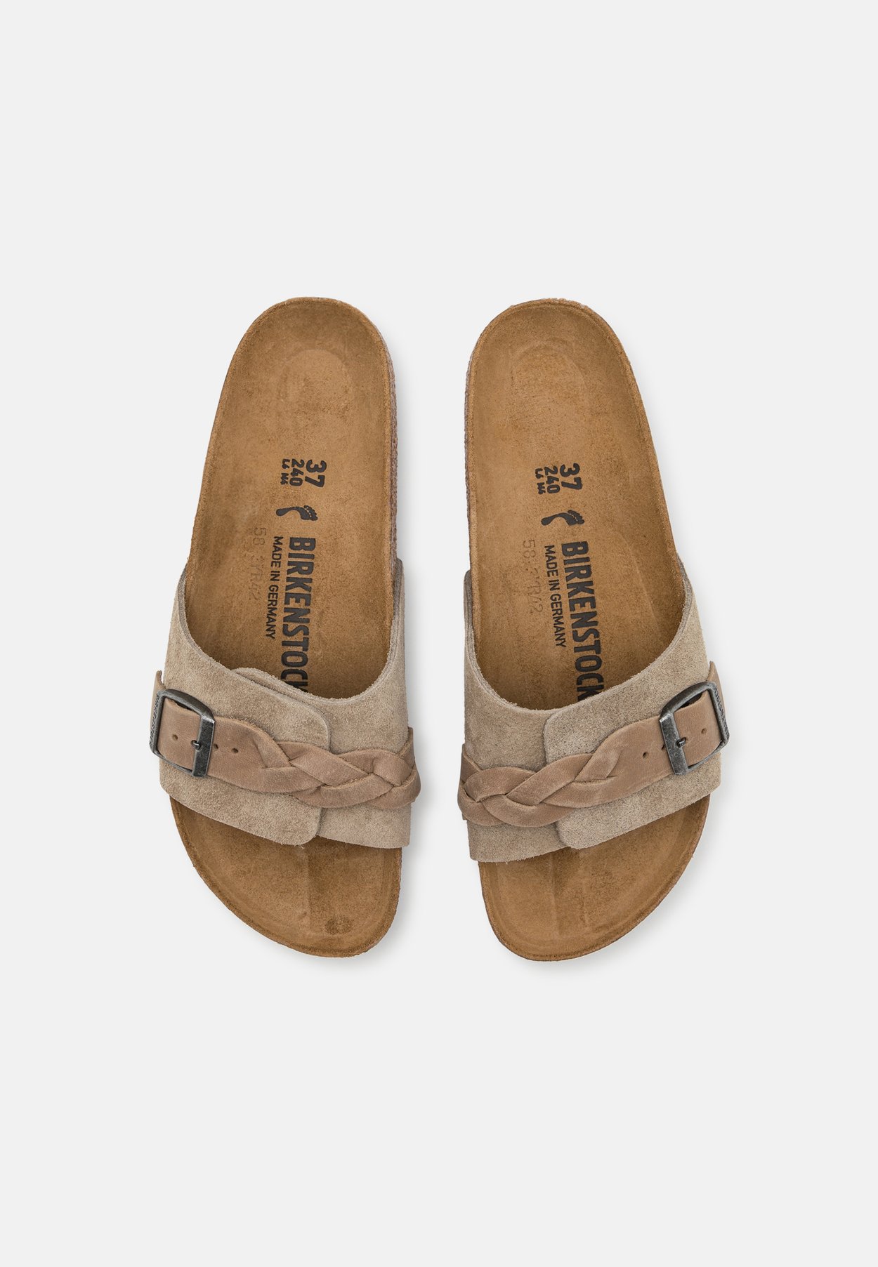 OITA BRAIDED LEOI/LEVE TAUPES - NARROW