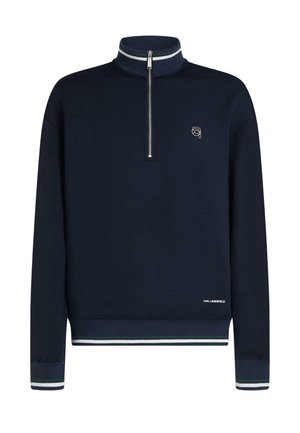KARL LAGERFELD, IKON HALF ZIP - Sudadera - peacoat