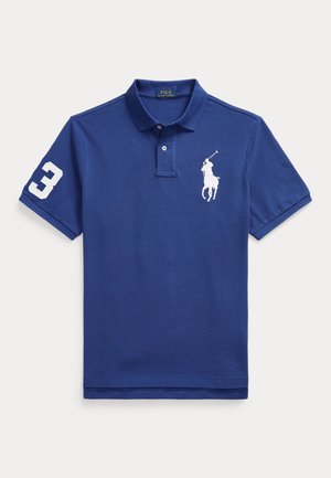 Polo Ralph Lauren, CLASSIC FIT BIG PONY MESH POLO SHIRT - Πόλο - blue yacht/white