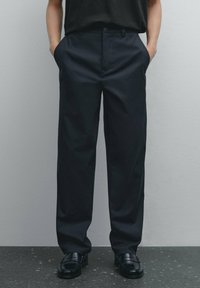 Massimo Dutti - Pantaloni - mottled dark blue Immagine in miniatura 1