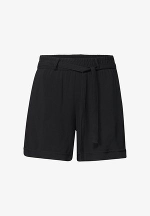 Street One, HIGH WAIST SHORTS MIT GÜRTEL - Short - black