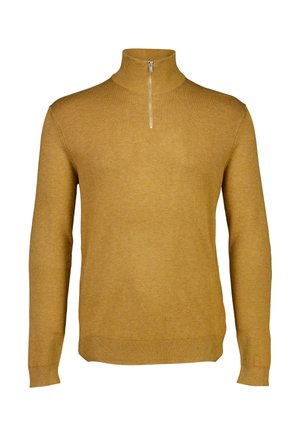HALF ZIP L/S - Trui - petrol
