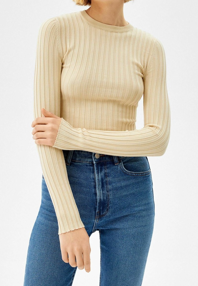 Bershka Neule - beige