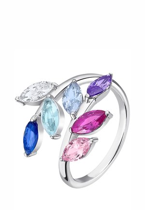 Bague - weiß/aquamarin/lila/blau/rosa/silber-coloured