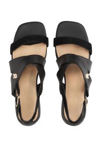 Tommy Hilfiger FLAT - Sandals - black