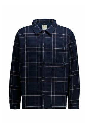 CHASIN', CHASIN' LONGSLEEVE SHIRT JAXON GRID - Leichte Jacke - navy