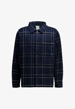CHASIN', CHASIN' LONGSLEEVE SHIRT JAXON GRID - Leichte Jacke - navy