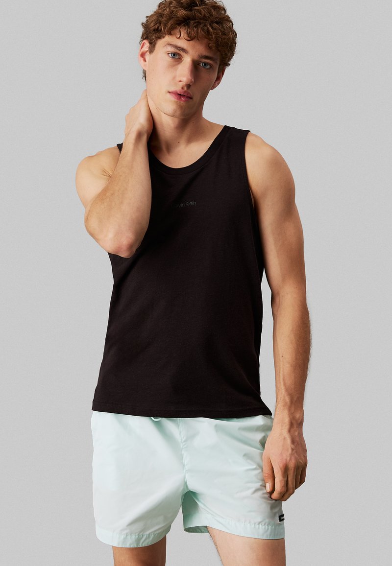 Calvin Klein Swimwear BEACH TANK - Top - pvh black