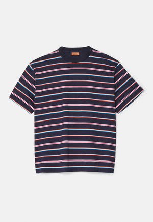 SHORT SLEEVE - Trükipildiga T-särk - blue/orange