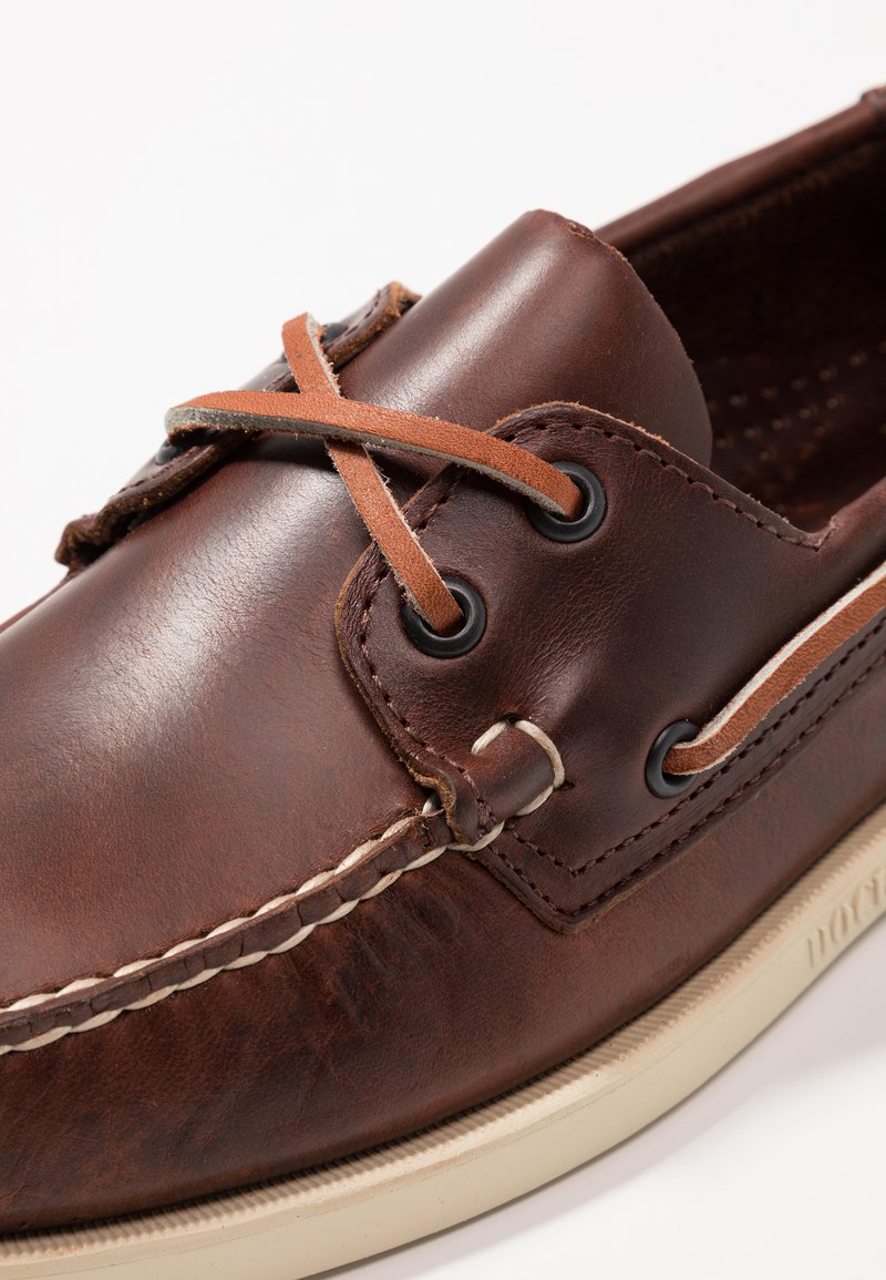 Sebago DOCKSIDES - Náuticos - brown/marrón oscuro -