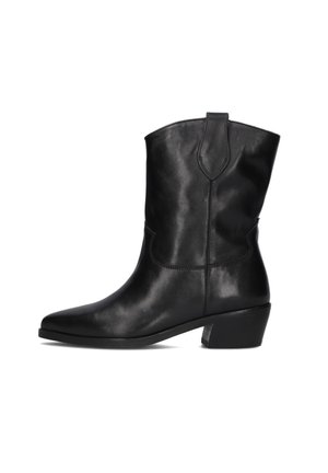 FRU10 - Cowboy/biker ankle boot - zwart