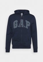 GAP ARCH - Sweat à capuche zippé - tapestry navy/bleu marine - ZALANDO.FR