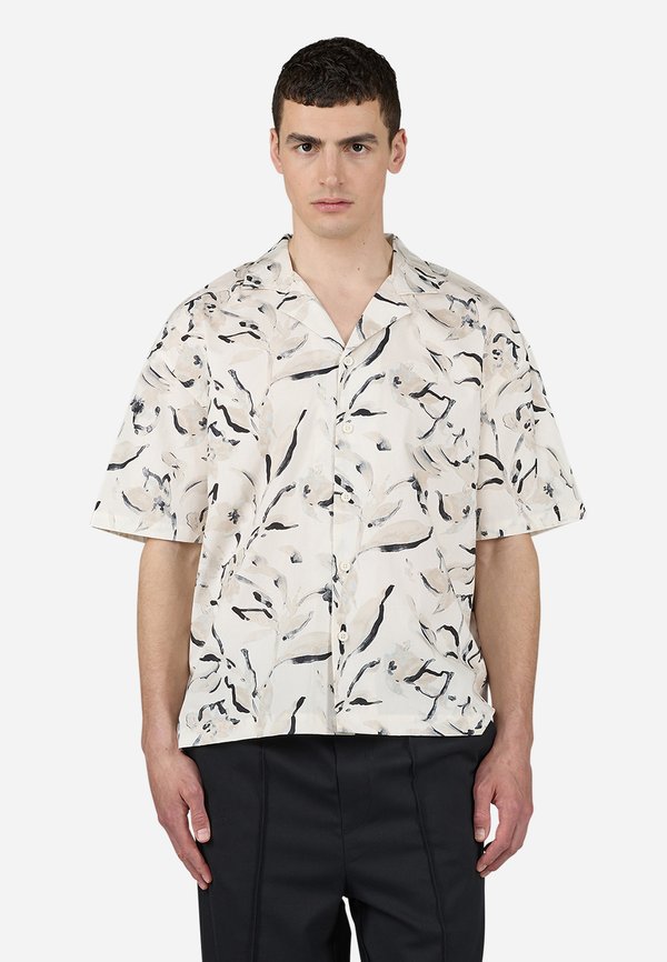 NOVO PRINTED SUMMER SHIRT - Hemd - unbleached