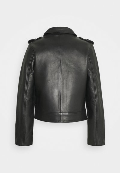 Claudie Pierlot BLOUSON CUIR - Veste en cuir - noir