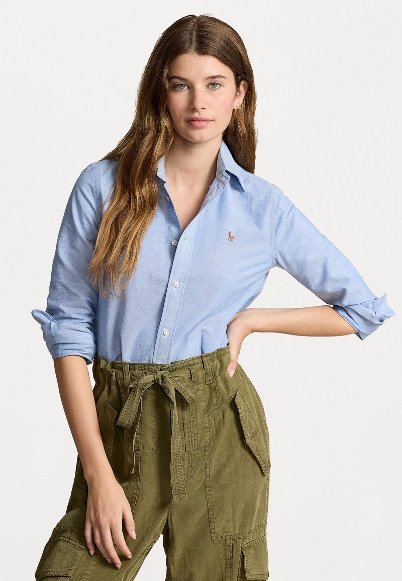 Polo Ralph Lauren SLIM FIT STRETCH OXFORD SHIRT - Nööpidega pluus - blue