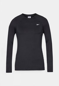 Reebok TRAIN LONG SLEEVE MUSCLE - Maglietta a manica lunga - black/nero Reebok TRAIN LONG SLEEVE MUSCLE - Maglietta a manica lunga - black/nero