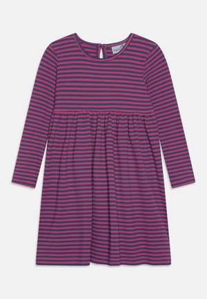 STRIPED DRESS - Vestito casual - jeans blue