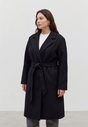 Vero Moda Curve, VMCFORTUNEAYA LONG COAT - Класическо палто - black