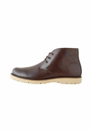 Schnürstiefelette - tan brown