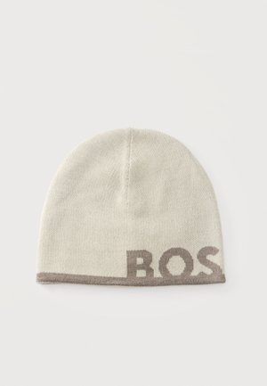 BOSS, Плетена шапка - light beige