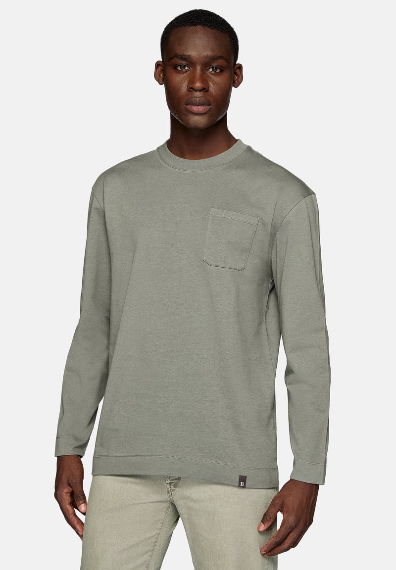 Boggi Milano Top s dlhým rukávom - green