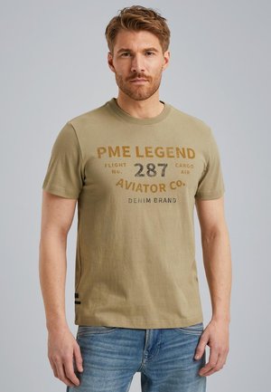 Print T-shirt - silver sage